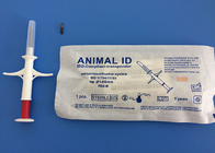 주사통을 가진 RFID 수색 개 마이크로칩, 찬성되는 애완 동물 ID 마이크로칩 ICAR
