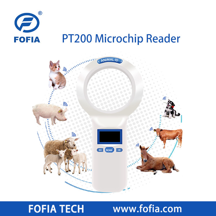PET을 위한 유니버셜 RFID 마이크로칩 스캐너 134.2 khz