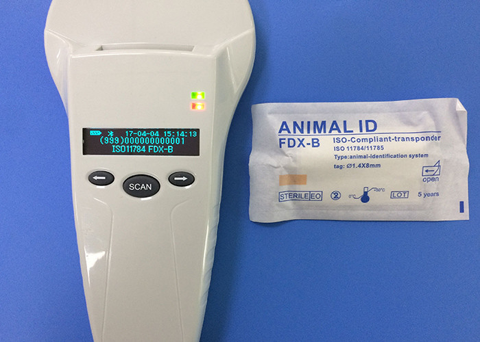 튼튼한 RFID 마이크로칩 애완 동물 스캐너, USB/블루투스 동물성 칩 독자