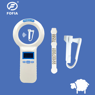 1000개의 데이터메모리 USB 케이블 AA 배터리와 동물 흔적 칩 판독기