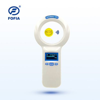 동물 매니지먼트 12 언어 OLED 디스플레이 파란 버튼을 위한 rfid 판독기 134.2Khz명