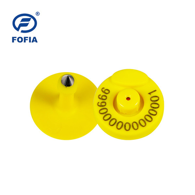 FOFIA RFID 전자 귀 태그 가축 양을 위한 온도 측정기와 동물 추적 태그