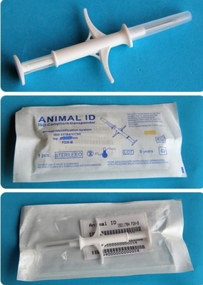 ISO11784/5 FDX-B 표준 RFID 동물 ID 마이크로칩 일회용 주사기 칩 고유 데이터 보안