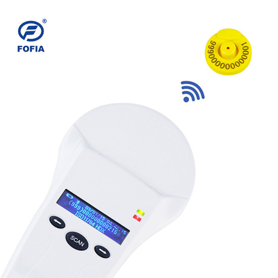 레이저 인쇄 FDX-B 및 HDX 가축 농장 가축 전자 귀 태그 직경 29mm