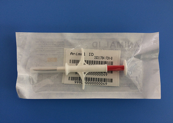 이식 주사기 134.2 khz 주사 가능한 자동응답기와 2.12*12mm Pet ID 마이크로칩