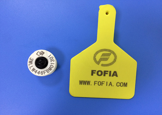 50°C 가동 임시 직원에게 -30°C를 가진 고주파 동물 RFID 귀 꼬리표 관례