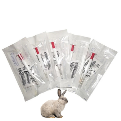 6.86 G 무게 반려동물 아이디 마이크로칩 번호 10cm ISO 11784 추적 반려동물 마이크로칩 고양이 추적자 마이크로칩
