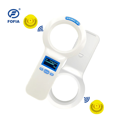 3 AA 전원 및 내장 시스템 시계 휴대용으로 USB 가동 RFID 마이크로칩 스캐너
