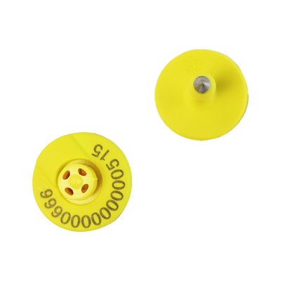 2g 무게와 22.5mm 높이를 가진 소의 색상 및 주파수 사용자 정의 가능한 RFID 귀 태그