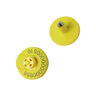 30.5mm ± 0.5mm 귀 태그 지름 식별 필요를 위한 동물 태그
