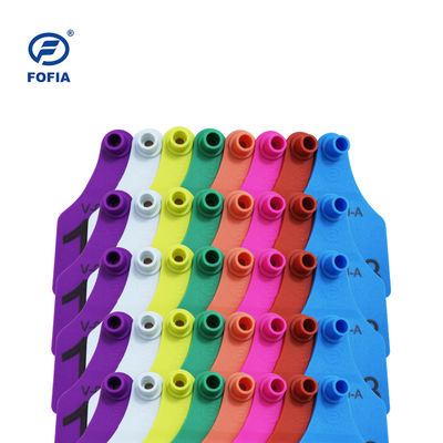 시각 디자인 레이저 인쇄 지원 RFID 이어 태그 134.2 Khz 옐로우 또는 기타 고객 만족 보장