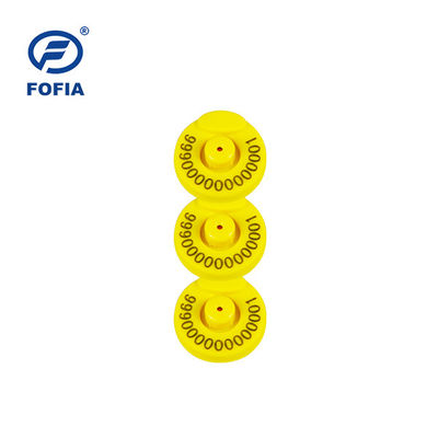 ICAR Certified 134.2kHz RFID Ear Tag with 350N Tension for Livestock Identification