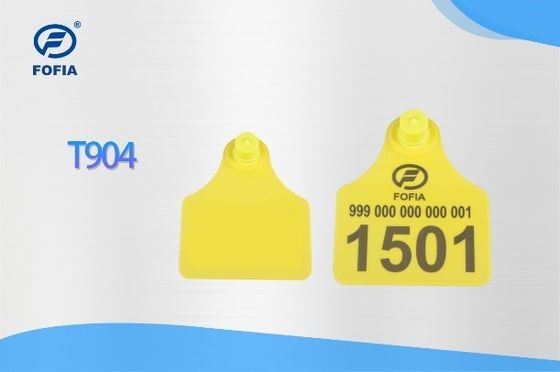 물 막연한 내구성 TPU T904+T905 살균 조합 동물 귀 태그 동물 식별
