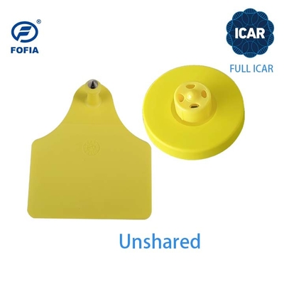 FULL ICAR 인증 FDX-B 소 귀 태그 134.2khz RFID 귀 태그