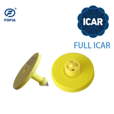 FULL ICAR 인증 TPU 플라스틱 변조 방지 소 귀 태그 134.2khz RFID 귀 태그