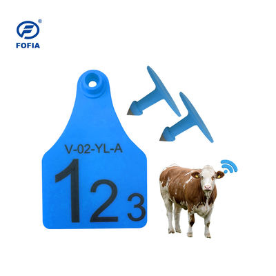 ISO11784/5 FDX-B 표준 및 방수 TPU 물질로 가축용 내구적인 134.2kHz 전자 귀 태그