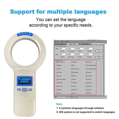 다재다능한 내구성 있는 RFID 마이크로칩 온도 스캐너