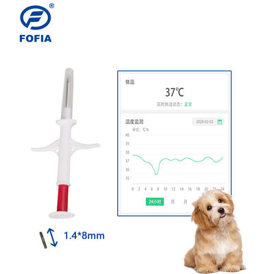 ICAR 인증 모든 종류의 동물에 대한 새 세대의 살균 주사 식별 마이크로 칩 ZS007