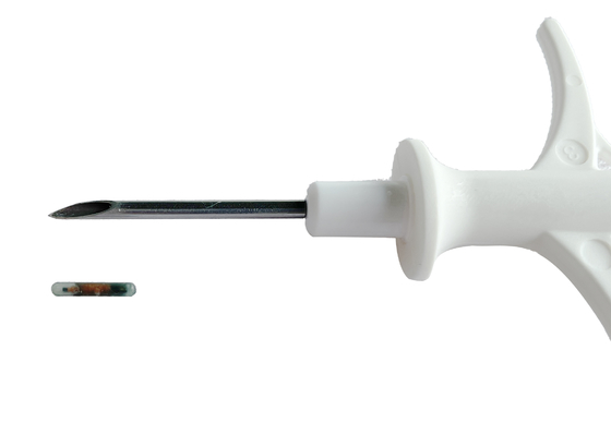 온도 모니터링 트랜스포더 ISO11784/5 FDX-B 동물 건강 및 복지를 위한 동물 ID 마이크로칩