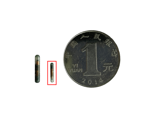 온도 모니터링 트랜스포더 ISO11784/5 FDX-B 동물 건강 및 복지를 위한 동물 ID 마이크로칩