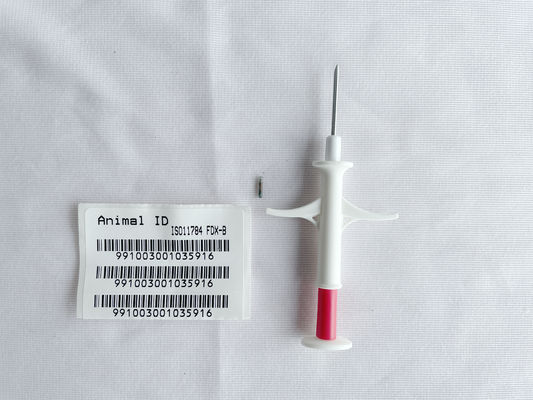 HT003 마이크로 칩 주사기 키트 ISO FDX-B RFID 칩 및 가축용 온도 센서