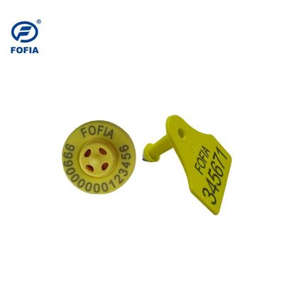 완전 ICAR ET908 원형 전자 귀표 (동물 식별 및 ISO11784/5 비공유 ICAR 코드용 BLE 리더 포함)