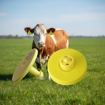 가축용 방수 RFID 귀 태그 134.2kHz 주파수 및 ISO11784/5 FDX-B 표준