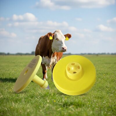 134.2kHz ISO11784/5 FDX-B 가축 식별 및 추적을 위한 350N 전압의 전자 귀 태그