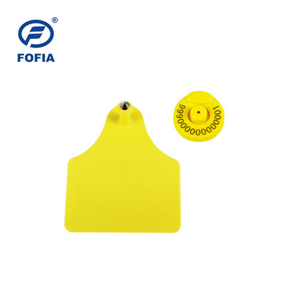 FOFIA RFID 전자 귀 태그와 TPU 플라스틱 및 전체 ICAR 인증서 소와 양 농장 사용 추적