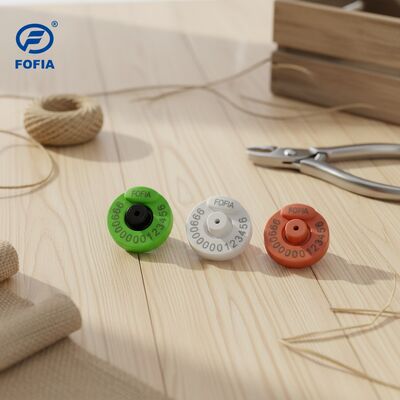 FOFIA RFID 전자 귀 태그 소 ET907 모델 플라스틱 & TPU 재료 30cm 크기 농장 사용