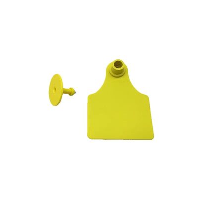 T921 새 포피아 동물 귀 태그 노란색 염소 귀 태그 고품질 RFID TPU 농장 소 말 1.5 년 보증