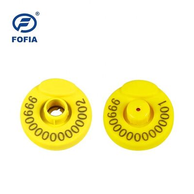 RFID 동물 가축 양 귀 태그 이중 전자 귀 태그 바코드 토끼 염소 돼지 소 소 귀 태그