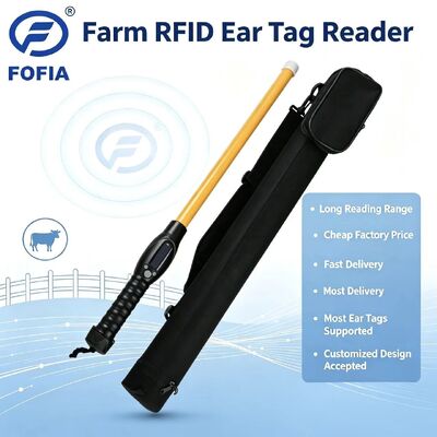 FOFIA 방수 PT280 RFID 리더 134.2kHz PVC 플라스틱 NLIS 호주 ICAR 승인 가축 ID USB ISO 11784/5 10-20cm
