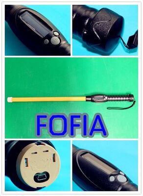 FOFIA PT280 134.2kHz RFID 리더 PVC NLIS 호주 ICAR 승인 소 ID 7000 기록 저장 10-20cm 읽기 거리 ISO
