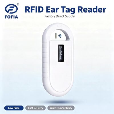 휴대용 플라스틱 동물 마이크로칩 RFID 카드 리더 PT160 134.2kHz OLED 화면 USB 리?? 배터리 CE 인증 ISO 11784/11785