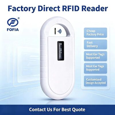 휴대용 동물 마이크로칩 RFID 카드 리더 PT160 134.2kHz OLED 화면 USB 리?? 배터리 CE 인증 ISO 11784/11785 프로토콜