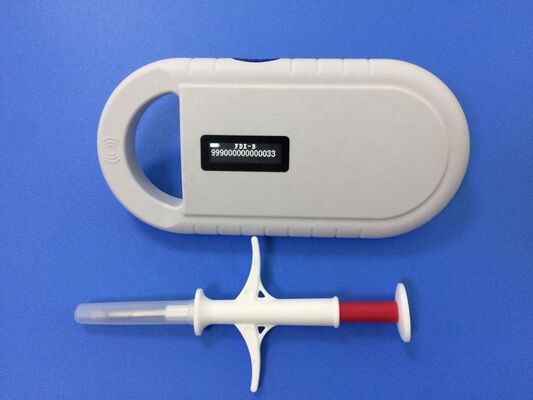 휴대용 플라스틱 동물 마이크로칩 RFID 카드 리더 PT160 134.2kHz OLED 화면 USB 리?? 배터리 CE 인증 ISO 11784/11785