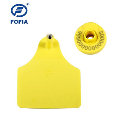 가축을 위한 FOFIA 134.2KHZ Rfid 버튼 Eid Gps 귀 태그