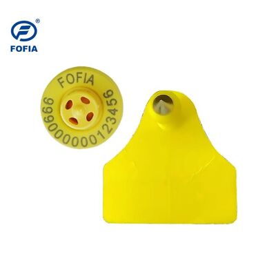 Fofia 방수 조합 전자 동물 추적 귀 태그 새로운 고품질 RFID TPU 레이저 코딩 3 년 보증 염소
