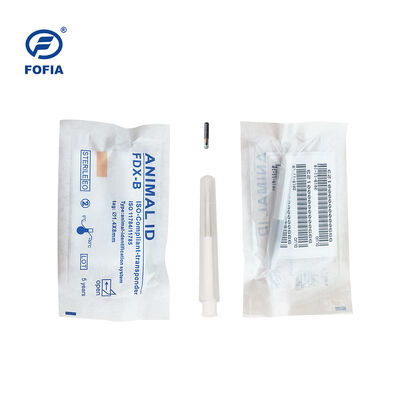 Fofia 2026 신상 인기 RFID 134.2kHz 개 동물 ID 마이크로칩 분리형 플라스틱 ZS008 방수 애완동물 주사용