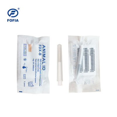 ICAR 인증 Fofia 2026 신형 핫 셀 RFID 134.2kHz 개 동물 ID 마이크로칩 스플릿 타입 플라스틱 ZS008 반려동물용 방수