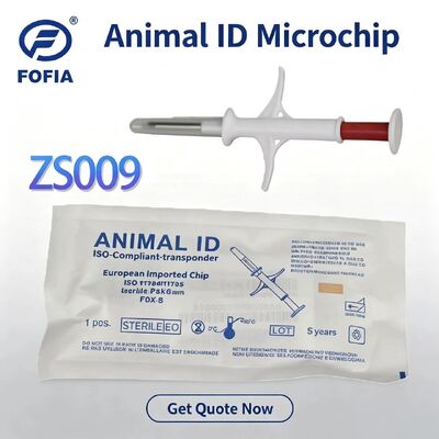 2026 핫 셀링 에디션 애완 동물 새 RFID 134.2kHz 통합 회로 포피아 동물 임플란테블 마이크로칩 흰색 PP 물질 방수