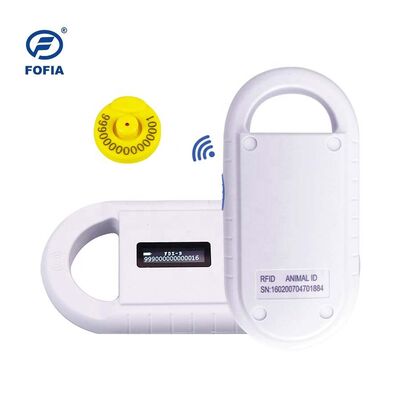 포피아 휴대용 플라스틱 동물 마이크로칩 RFID 카드 리더 PT160 134.2kHz OLED 화면 USB 리?? 배터리 CE ISO 인증