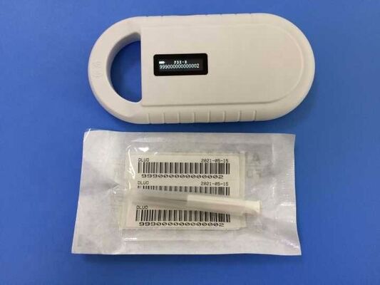 포피아 휴대용 플라스틱 동물 마이크로칩 RFID 카드 리더 PT160 134.2kHz OLED 화면 USB 리?? 배터리 CE ISO 인증