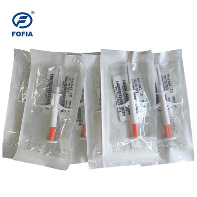ICAR 인증 Fofia 신형 온도 감지 핫 마이크로칩 RFID PP 동물 ID 방수 개 및 고양이 반려동물 1.5년 보증