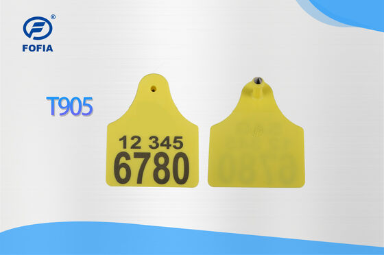 ICAR T904+T905 조합 동물 추적 귀 태그 새로운 고품질 RFID 플라스틱 TPU 70 * 57mm 레이저 코딩 3 년 보증 농장