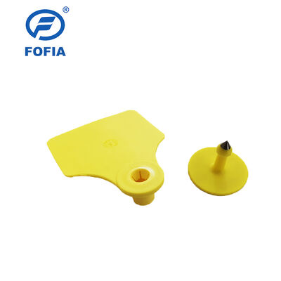 내구성 방수 ICAR Fofia T904 + T901 동물 귀 태그 칩 RFID TPU 레이저 코딩 3 년 보증 소 추적