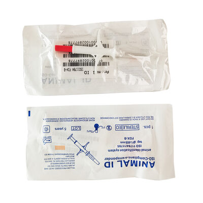 FOFIA 신규 RFID 134.2kHz 동물 마이크로칩 FDX/EM4305 칩 IP67 방수 소/돼지/양 가축 애완동물 PP