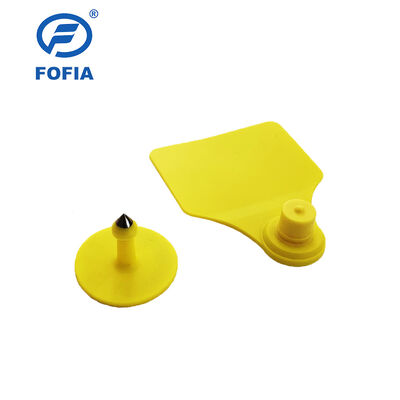 FOFIA 신규 방수 TPU RFID T904+T901 소 가축 추적 농장 동물 관리용 이어 태그 (3개월 보증 포함)