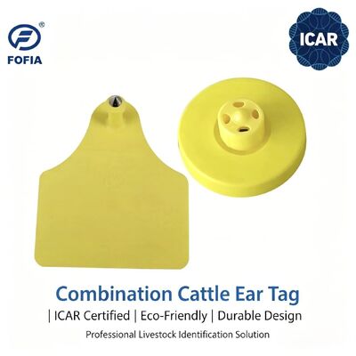 새로운 FOFIA 사용자 정의 가능한 TPU RFID 빈 동물 귀 태그 양 염소 소 돼지 토끼 농장 사용